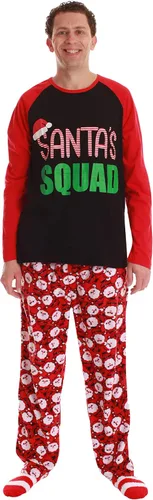 Vista 3 de followme Matching Christmas Pajamas for Family or Couples Santas Squad