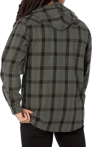 Vista 2 de Legendary Whitetails Men's Backwoods Hooded Flannel Shirt