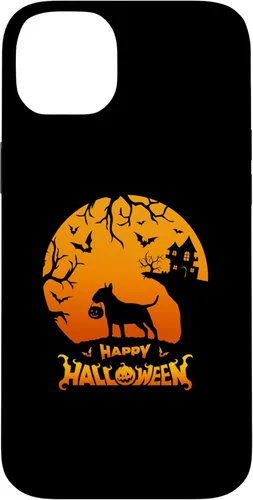 Vista 15 de iPhone 16 Bull Terrier Happy Halloween Costume Pumpkin Dog Boo Dogs Case