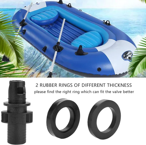 Vista 4 de Adaptador de bomba inflable Compresor Tabla de paleta Adaptador de bomba Adaptador de válvula de aire Conector para tabla de remo de barco inflable