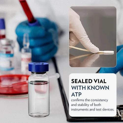Vista 3 de Hygiena Bio Shield Tech Atp Kit de control positivo - CK25, kits de prueba ATP para instrumentos Systemsure y Garantizar, kit de validación