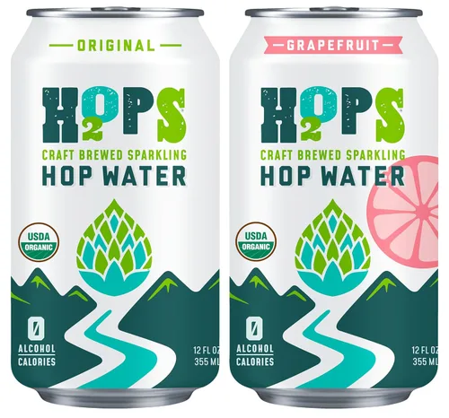 Vista 9 de H2OPS Agua de lúpulo con gas - Original, 0 alcohol, 0 calorías, (4, botellas de vidrio de 12 onzas) elaborada artesanalmente, lúpulo premium