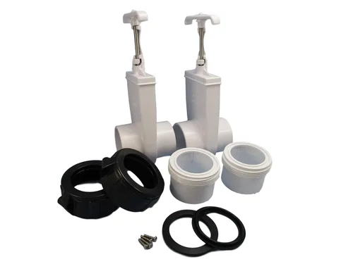 2X Hot Tub Spa 2" Split Nut Slice & Union Kit para calentador con junta Video Cómo