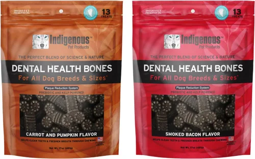 Vista 15 de Huesos de salud dental indígena: aliento fresco original grande 17oz