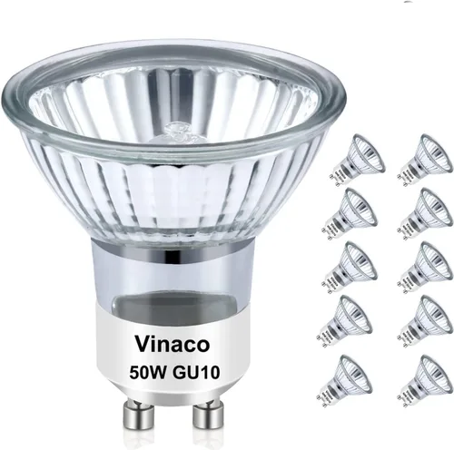 Vista 12 de Vinaco Bombillas GU10, paquete de 6 bombillas halógenas de 120 V 35 W, regulable, MR16 GU10 con larga vida útil, gu10+c para iluminación empotrada