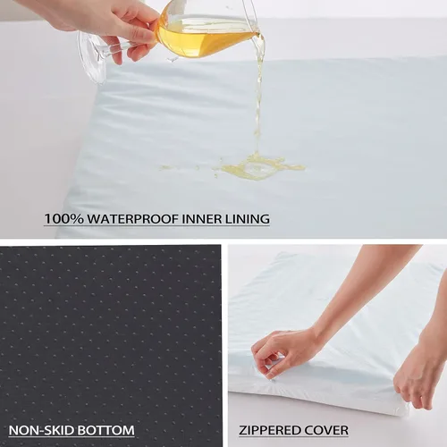 Vista 4 de WATANIYA PET Cama de Espuma Viscoelástica para Perros Medianos, Camas Refrescantes para Perros Medianos, Cama Ortopédica Lavable para Mascotas