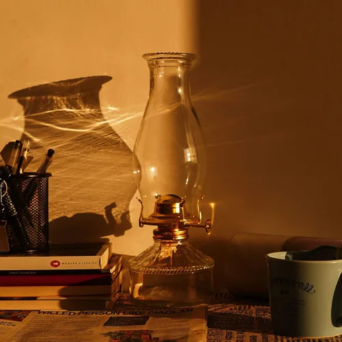 Vista 7 de Juego de 2 quemadores de lámpara de aceite, con collar reductor y mecha de algodón y mecha de 39 pulgadas, piezas de repuesto para lámparas