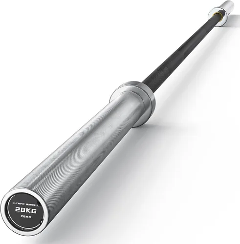 Vista 12 de 7FT Olympic Barbell 45 lb Barbell 2 INCH 1000lbs/1500lbs Capacity Olympic Bar with Moderate Knurling For Squats Curls Deadlifts