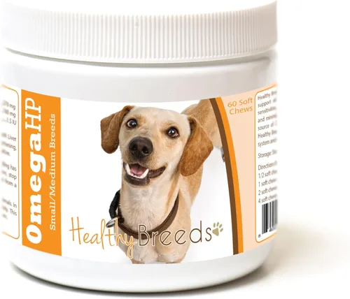 Vista 48 de Healthy Breeds Siberian Husky Omega HP - Masticables suaves para piel y pelaje, 90