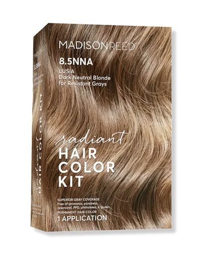 Vista 35 de Madison Reed - Kit de tinte radiante para el cabello, tinte permanente para el cabello, 100 % cobertura de canas, sin amoníaco, rojo Trieste 5NRM