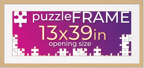 Vista 23 de Poster Palooza Kit de marco de rompecabezas de 11.25 x 38.25 pulgadas. El kit incluye hojas de pegamento para rompecabezas, marco de rompecabezas