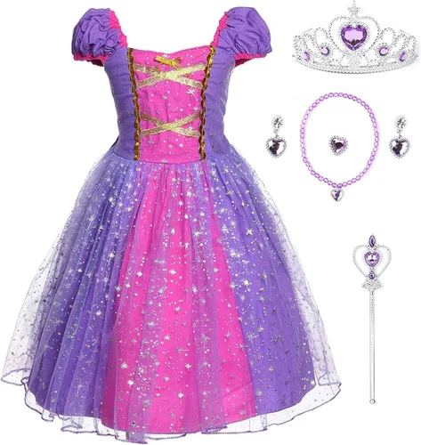 JerrisApparel Girl Princess Costume Dress for Birthday Party