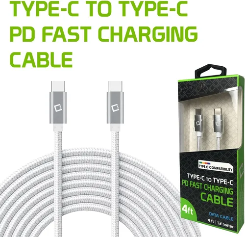 Vista 7 de Dual USB-CPD 60W Fast Charging Cord Compatible with Mercedes 2020 GLS Plus 5Gbps Data Transfer for Power Delivery Hi Capacity Charging (Black)