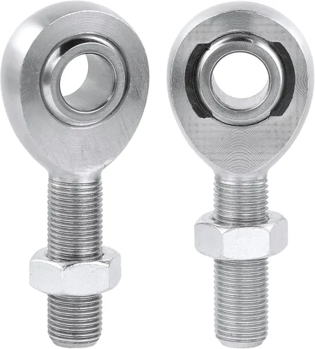 Kit de extremo de varilla de junta Heim de 1/2 pulgada, kit de extremos de varilla de cromo de 0.5 pulgadas para dirección, suspensión, barras de