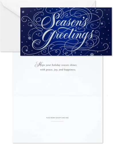 Vista 3 de Tarjetas de felicitación de Navidad Hallmark y Venmo (2 tarjetas con sobres) Felices fiestas