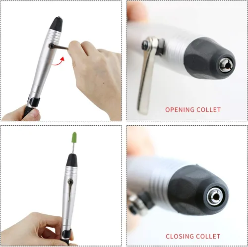 Vista 5 de Pieza de mano de cambio rápido compatible con la herramienta de amoladora rotativa