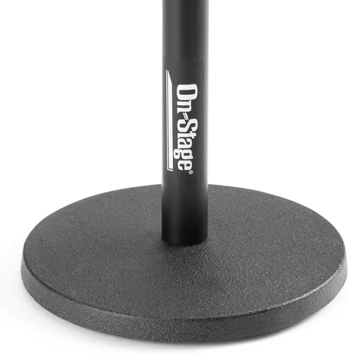 Vista 6 de Soporte ajustable OnStage de mesa para micrófono, Negro