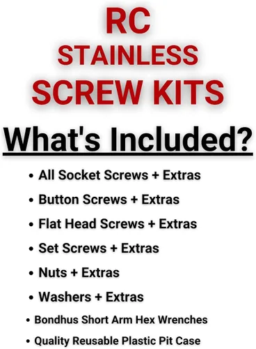 Vista 3 de RCR064 - Kit de tornillos de acero inoxidable Redcat Racing Everest Gen 7/Pro