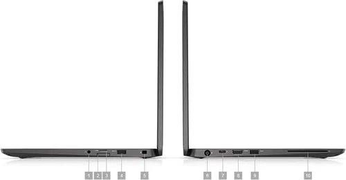 Vista 3 de Dell Latitude 7400 Laptop 14 - Intel Core i5 8ª generación - i5-8265U - Quad Core 3.9Ghz - 256GB SSD - 16GB RAM - 1920x1080 FHD - Windows 10 Pro