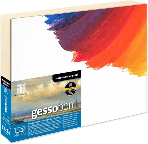 Vista 14 de Ampersand Art Supply Panel de Pintura de Madera con Gesso: Serie Museo Gessobord, 24" x 30", 1-1/2" Perfil Enmarcado