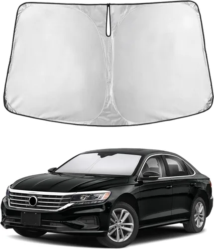 Vista 197 de Parasol para parabrisas para Rivian R1S 2022-2024 2025 compatible con EcoNour material de poliéster 240T, visera solar para coches, reflector que