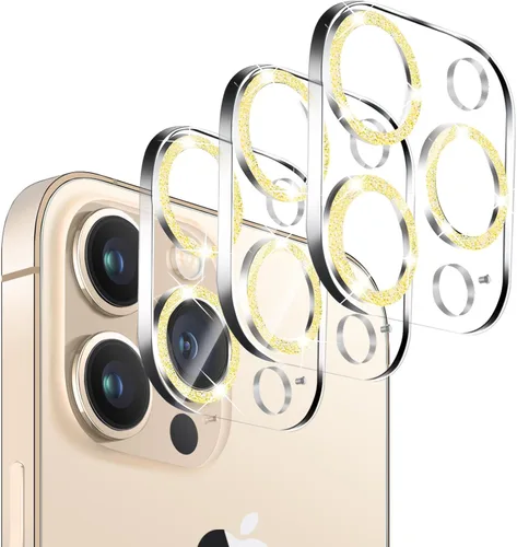 Vista 13 de Dengduoduo Paquete de 3 protectores de lente de cámara para iPhone 13 de 6.1" y iPhone 13 Mini de 5.4", vidrio templado, Ultra HD, dureza 9H