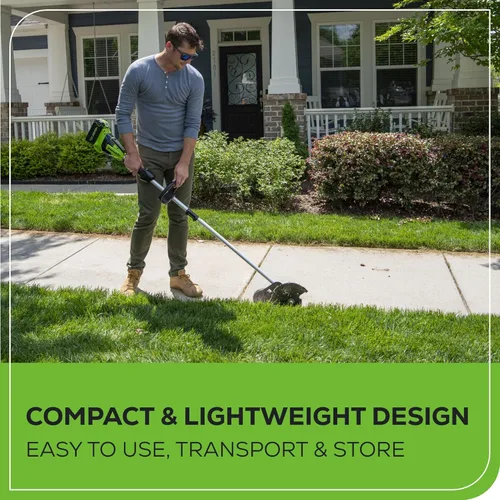 Vista 5 de Greenworks Bordeadora sin escobillas de 40 V, 8 pulgadas, batería y cargador no incluidos