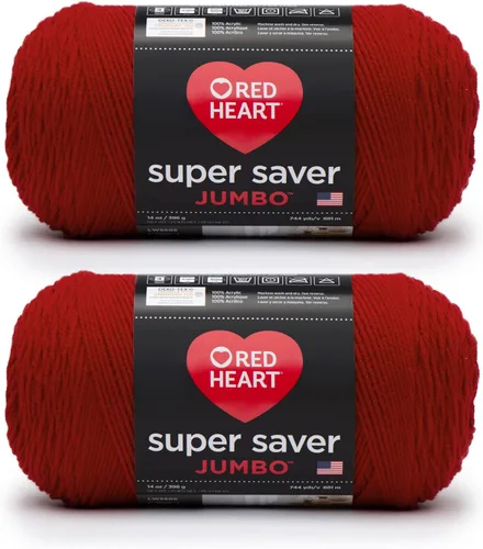 Vista 31 de Red Heart Super Saver Jumbo Ovillo de lana, Amatista