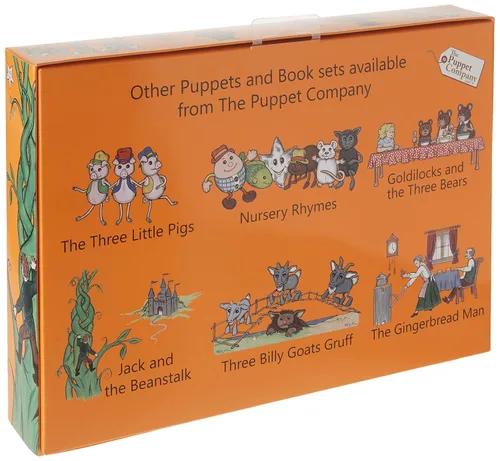 Vista 3 de The Puppet Company Historia tradicional establece el libro de hombre de jengibre y marionetas de dedo