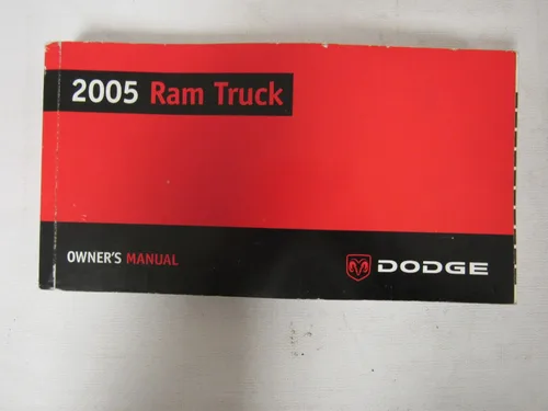 2005 DODGE RAM TRUCK Owners Manual eb7610N
