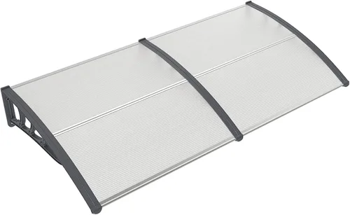 Vista 13 de Goplus Toldos para puertas, toldo de ventana de 40 x 40 pulgadas con protección UV, protección UV, UPF 50+, hoja hueca, toldo exterior