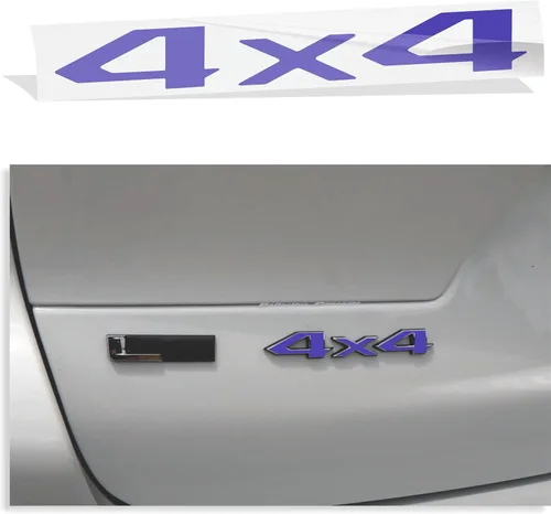 Vista 21 de 2022-2025 Jeep Grand Cherokee, Grand Cherokee L - Adhesivos de calcomanía para emblemas 4x4 - (Color: Rosa Caliente)