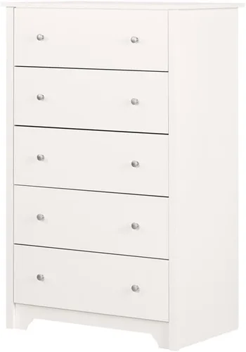 Vista 18 de South Shore Vito Collection - Tocador doble de 5 cajones.