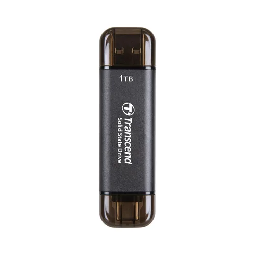 Vista 11 de Transcend ESD310 SSD externo de 128 GB, hasta 1,050 MB/s, unidad flash USB dual para iPhone/iPad/Mac/Windows, Android/Tablet/PC, USB 3.2 Gen 2 Thumb