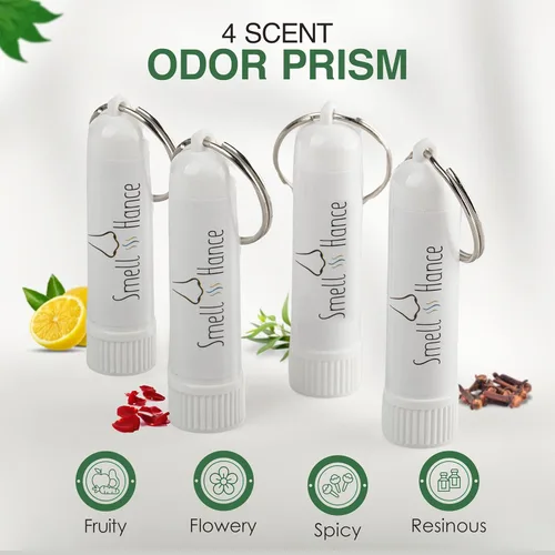Vista 7 de Kit de entrenamiento de olor para pérdida de olor- Paquete de 4 Aromaterapia-Inhalador Set-Anosmia
