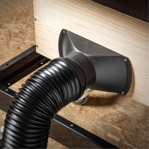 Vista 9 de POWERTEC 70193 Acoplador rápido de extremo de tornillo para manguera de 4" - Adaptador roscado izquierdo
