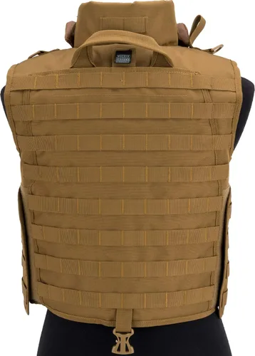 Vista 3 de Evike Airsoft - Matrix MOLLE S.D.E.U. Chaleco táctico de alta velocidad Airsoft (Color: Bronceado)