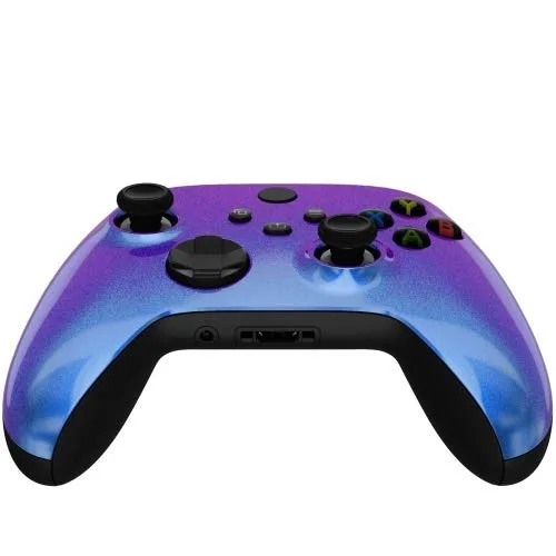 Vista 5 de Glossy Enigma - Controlador sin MODDED compatible con Xbox One Series X diseño único personalizado conector de 0138in