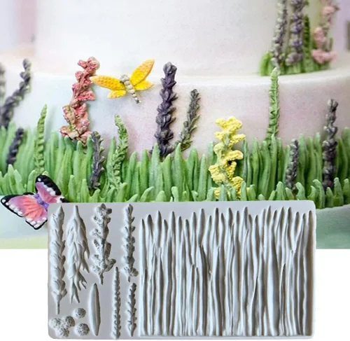 Vista 13 de Molde de silicona para hojas de rosa, moldes de fondant, herramientas de decoración de pasteles, Sugarcraft, resina, caramelo, arcilla, chocolate