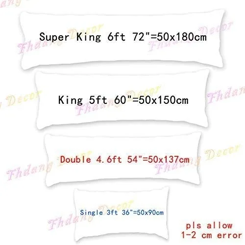 Vista 2 de Funda de almohada corporal personalizada con fotos o texto del día de San Valentín, funda de cojín impresa de dos caras, funda de almohada