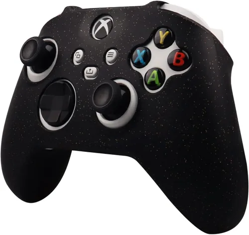 Vista 6 de RALAN Funda protectora de silicona antideslizante para controlador de Xbox Series compatible con Xbox Series Gamepad Joystick con 4 tapas de gato