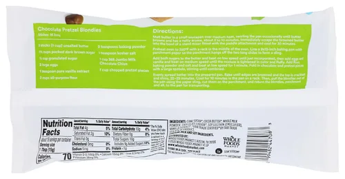 Vista 2 de 365 by Whole Foods Market - Chips de chocolate al leche para hornear jumbo, 10 oz