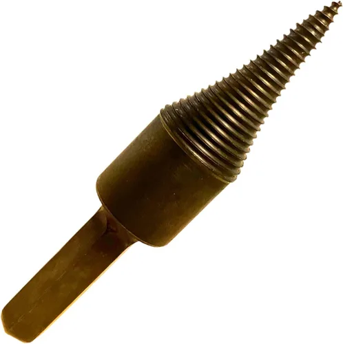 Divisor de madera de una pieza para taladros manuales de batería, fabricado con un cuerpo sólido, dividir madera para fuego, campamento, cocinar con