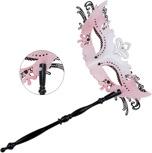 Vista 6 de IETANG - Máscara veneciana para parejas, accesorio de disfraz de fiesta.