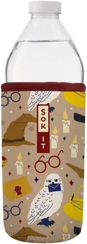 Vista 116 de Sok It BotlSok Funda para botella de agua con cubierta de neopreno aislante (Floral abstracto, se ajusta a CamelBak o Nalgene de 12 onzas)