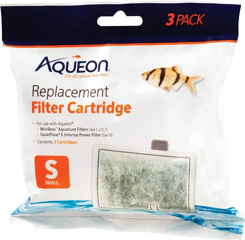 Vista 9 de Aqueon Cartuchos de filtro de repuesto para pecera de acuario pequeños, paquete de 9