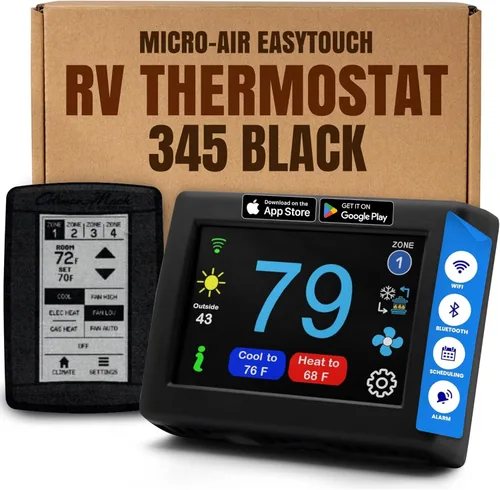 Vista 12 de MICRO-AIR EasyTouch - Termostato digital de repuesto para autocaravana, programable y fiable, habilitado para WiFi y Bluetooth, termostato