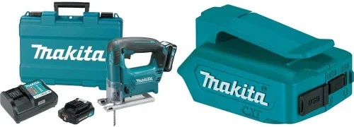 Vista 7 de Makita VJ04Z 12V MAX CXT - Sierra de calar inalámbrica de iones de litio, solo herramienta