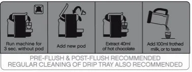 Vista 4 de Cápsulas de chocolate caliente Nespresso Original Line compatibles con cacao caliente, suave y cremoso, paquete de 10 cápsulas