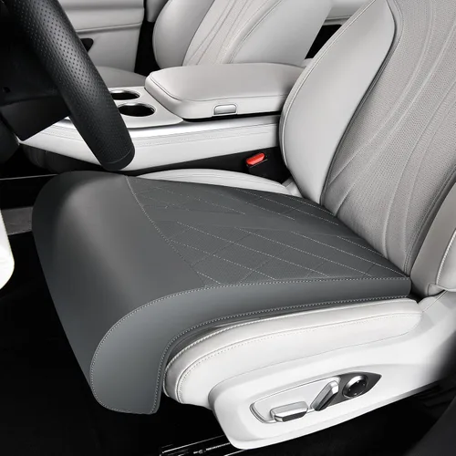 Vista 14 de Coverado Cojín de soporte extensor de patas de asiento de automóvil, cojín para asiento del conductor, soporte universal para patas de asiento